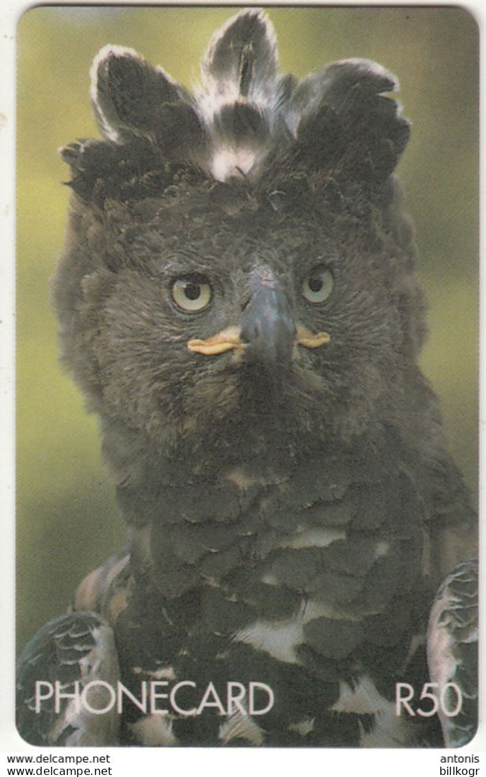 SOUTH AFRICA(chip) - Crowned Eagle, Thick CN : SAEGS(normal 0), Tirage %30000, Used - South Africa