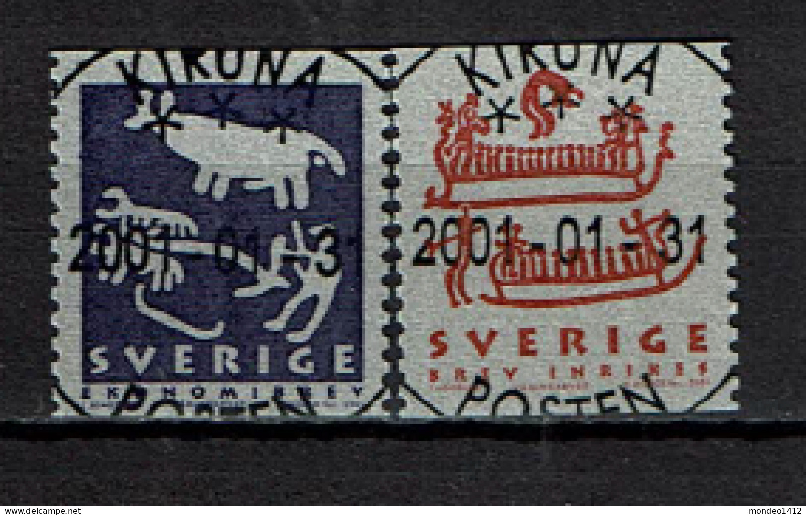 Sweden 2001 - UNESCO World Heritage - Used - Usados