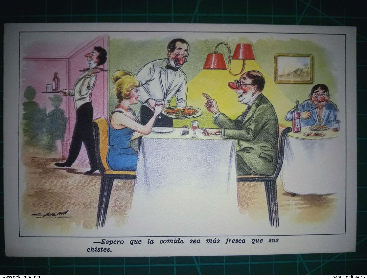 ARGENTINE, Carte Postale Vintage, Illustration Amusante Avec Des Caricatures Drôles Et Hilarantes. Comédie, Humour.. - Humour