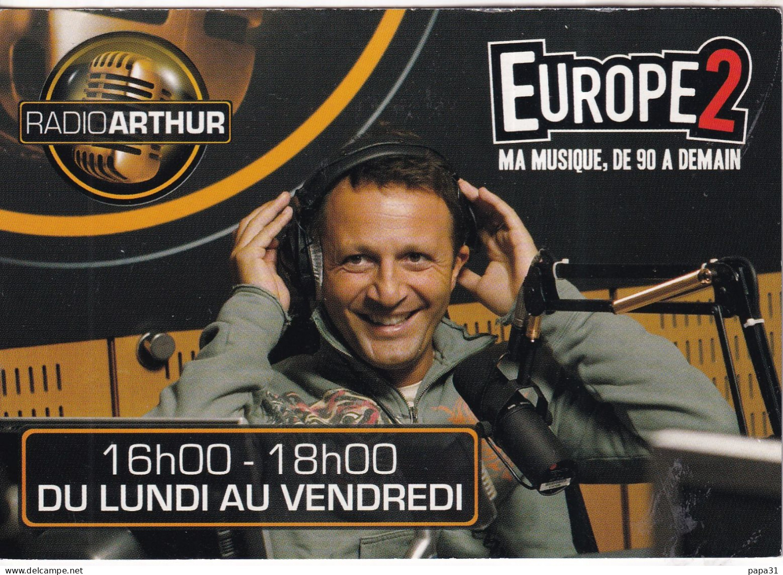 RADIOARTHUR  EUROPE 2 - Andere & Zonder Classificatie