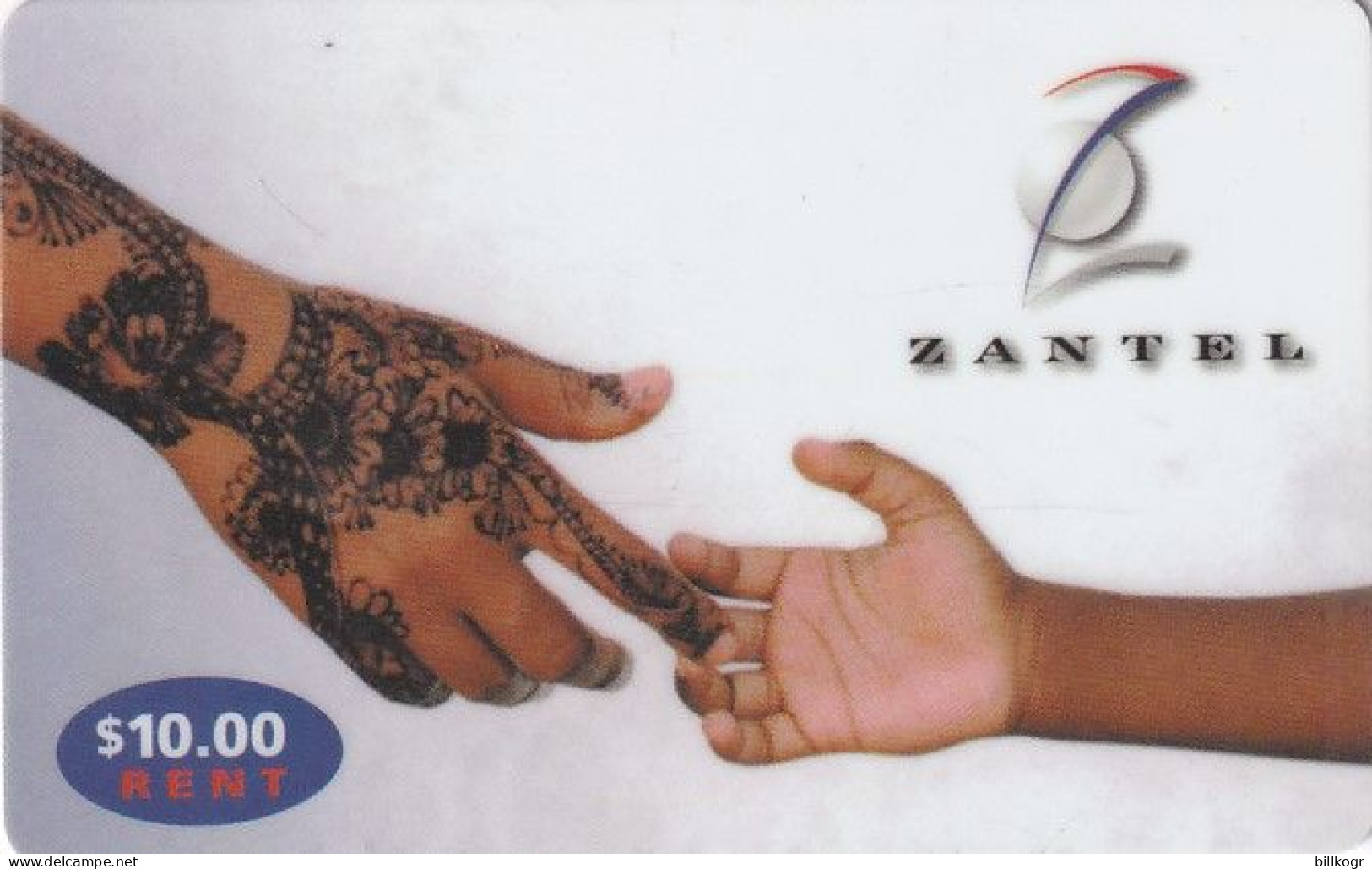 ZANZIBAR - Hands, ZANTEL Prepaid Card $10, Used - Altri – Africa