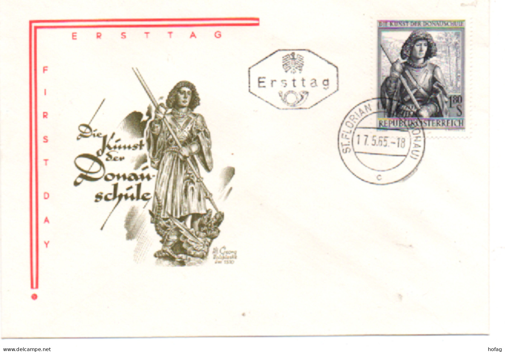 Österreich 1965 MiNr.: 1182 Donauschule; Austria FDC Scott:745 YT: 1018 Sg: 1445 - FDC