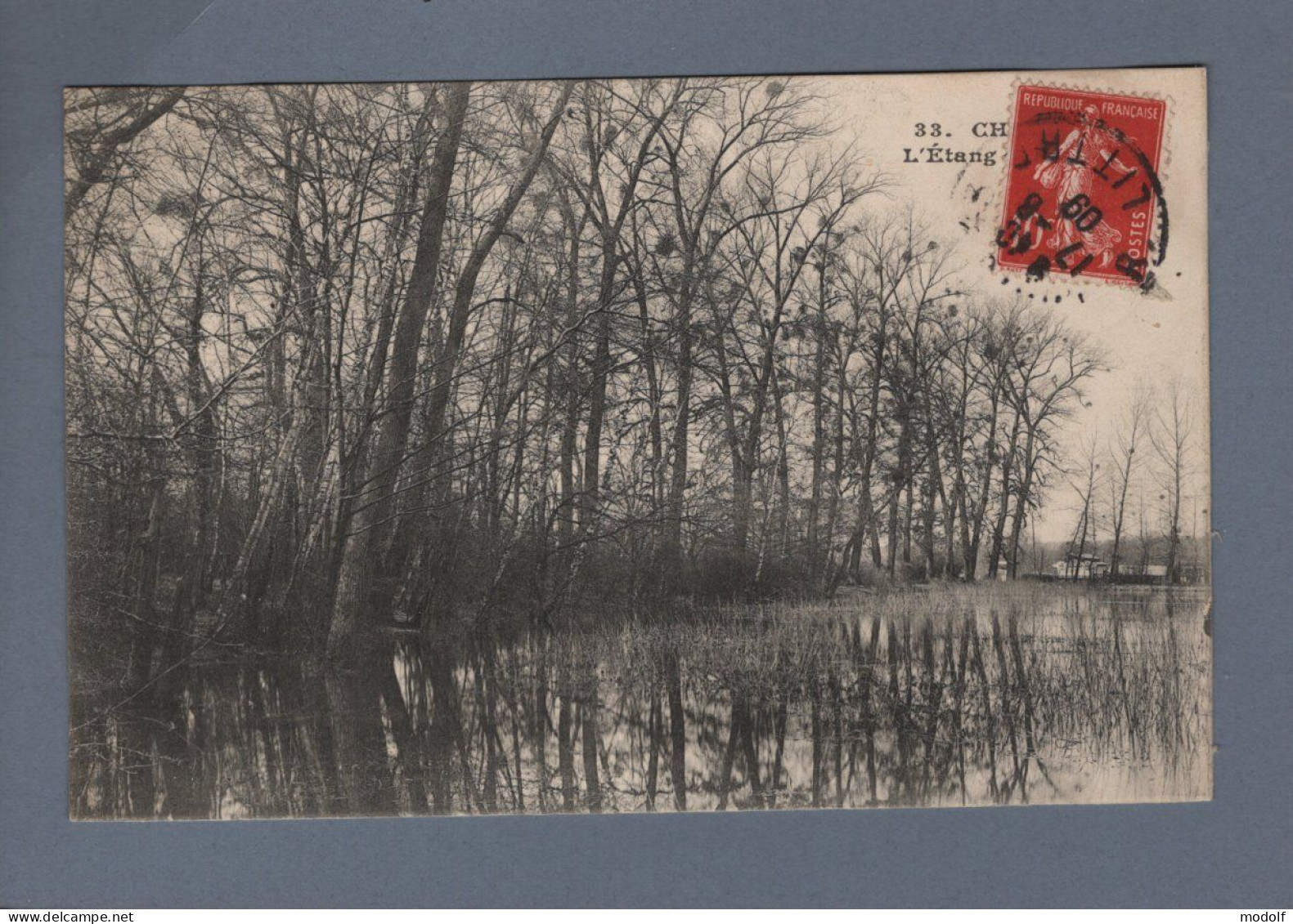 CPA - 92 - Chaville - L'Etang De L'Ursine - Circulée En 1909 - Chaville