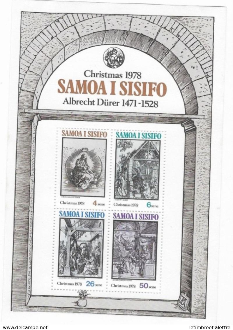 Samoa - Bloc Feuillet - YT N° 17 ** - Neuf Sans Charnière - 1978 - Samoa (Staat)