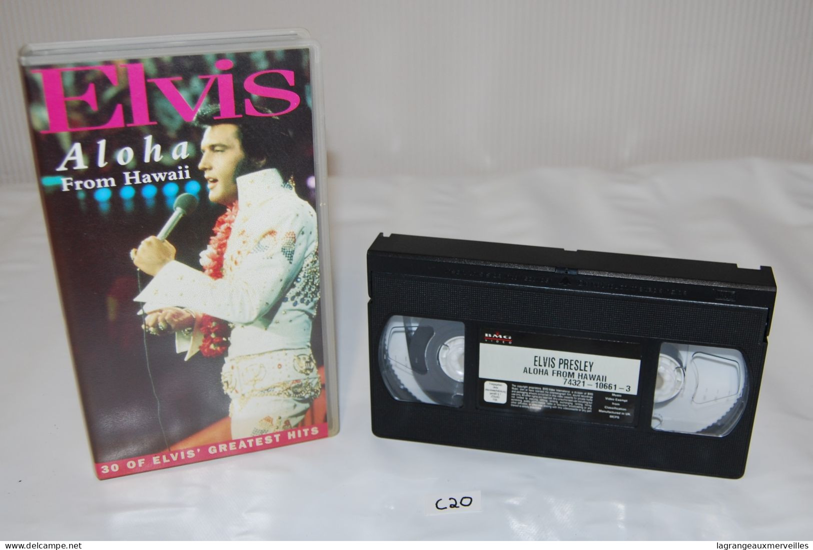 C20 K7 VHS - Elvis Prestley - Aloha - Concerto E Musica