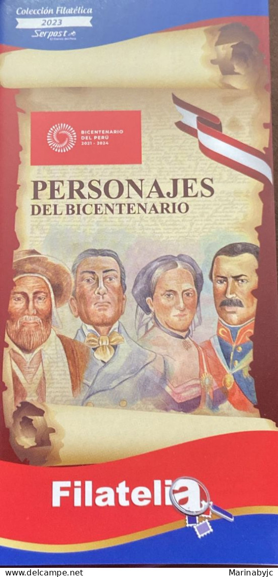 PN) 2023 PERU, CHARACTERS OF PERU'S BICENTENNIAL (2021 - 2024), - Peru