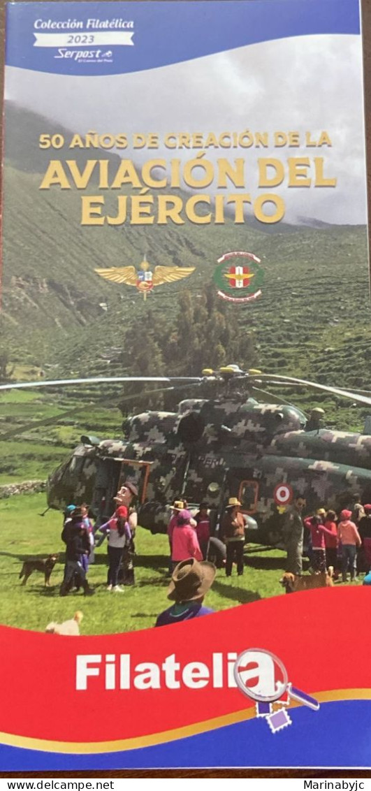 PN) 2023 PERU, 50TH ANNIVERSARY OF THE ARMY AVIATION'S ESTABLISHMENT, - Pérou