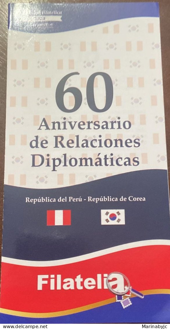 PN) 2023 PERU, 60TH ANNIVERSARY OF DIPLOMATIC RELATIONS, PHILATELIC EDITION, FDB XF - Pérou