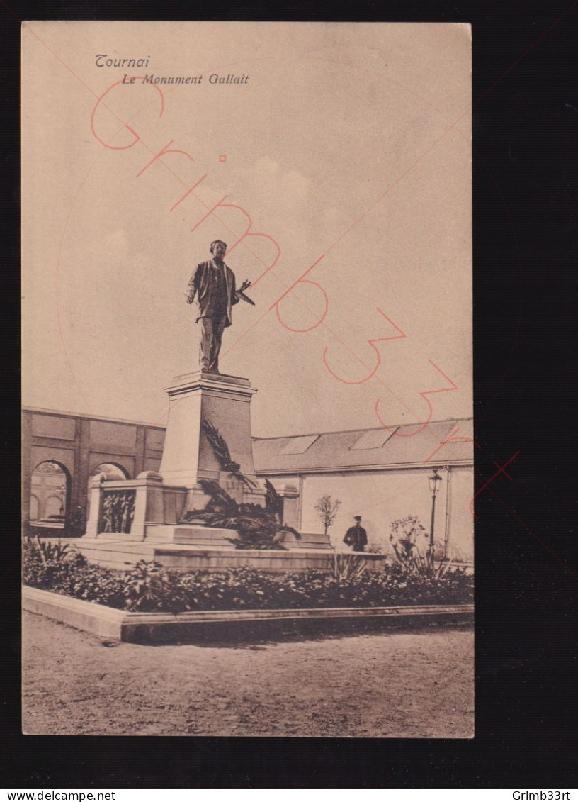 Tournai - Le Monument Gallait - Postkaart - Doornik
