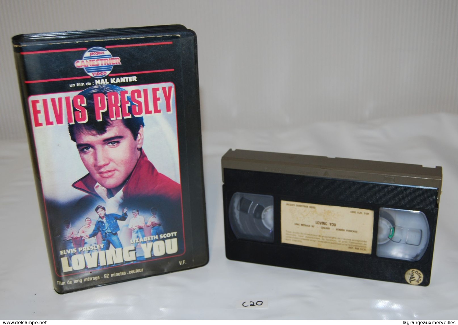 C20 K7 VHS - Elvis Prestley - Loving You - Concert En Muziek