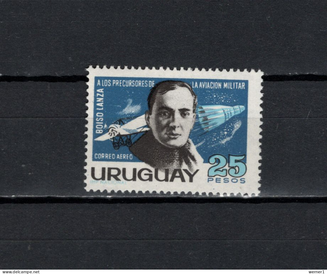 Uruguay 1966 Space, Boiso Lanza Stamp MNH - Zuid-Amerika