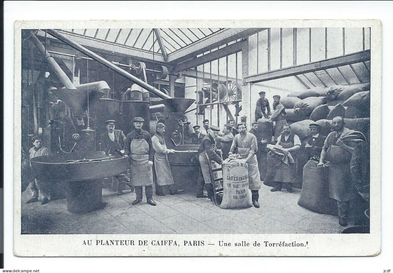 75 PARIS - Au Planteur De Caïffa - 1908 - Une Salle De Torréfaction - Distrito: 14