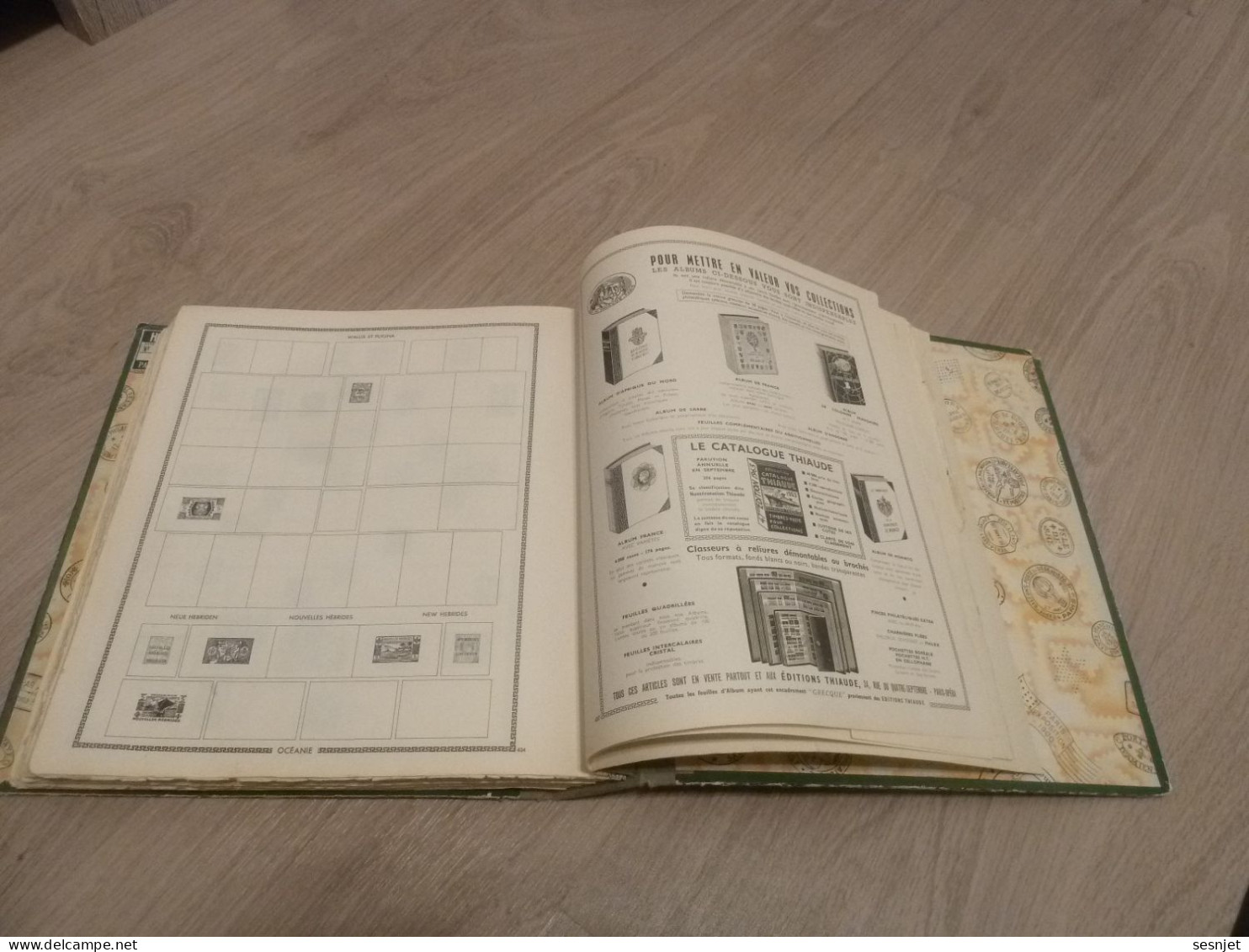 Album Thiaude - Les Timbres du  Monde - 438 pages - Année 1960 -