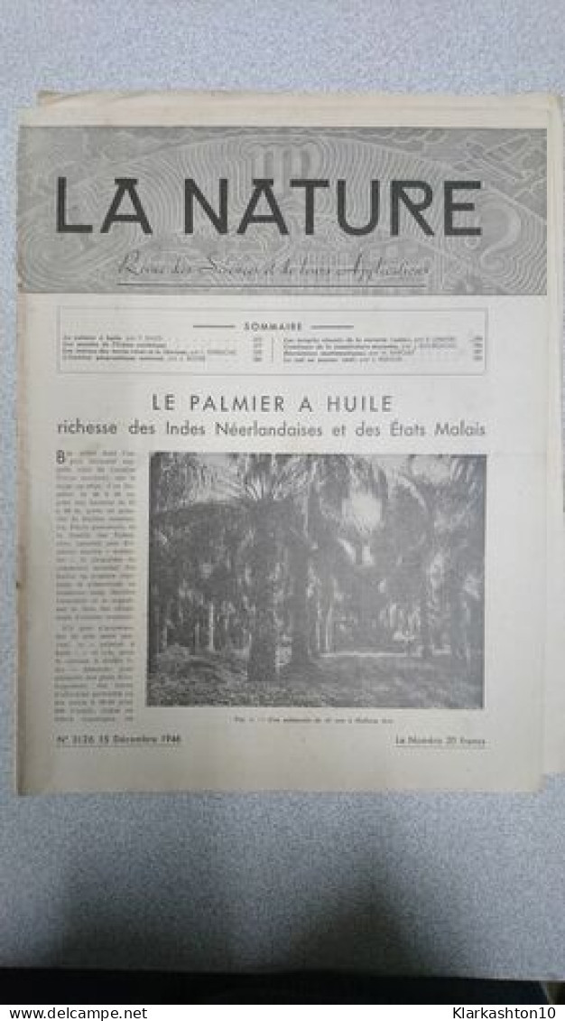 La Nature N.3126 - Décembre 1946 - Unclassified