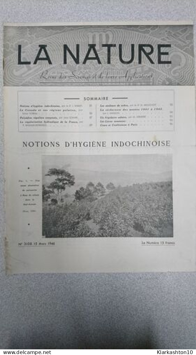 La Nature N. 3108 - Mars 1946 - Unclassified