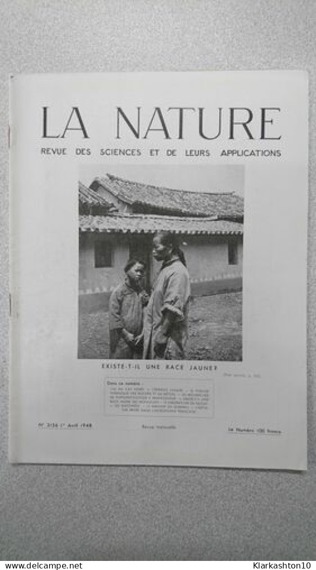 La Nature N.3156 - Avril 1948 - Unclassified