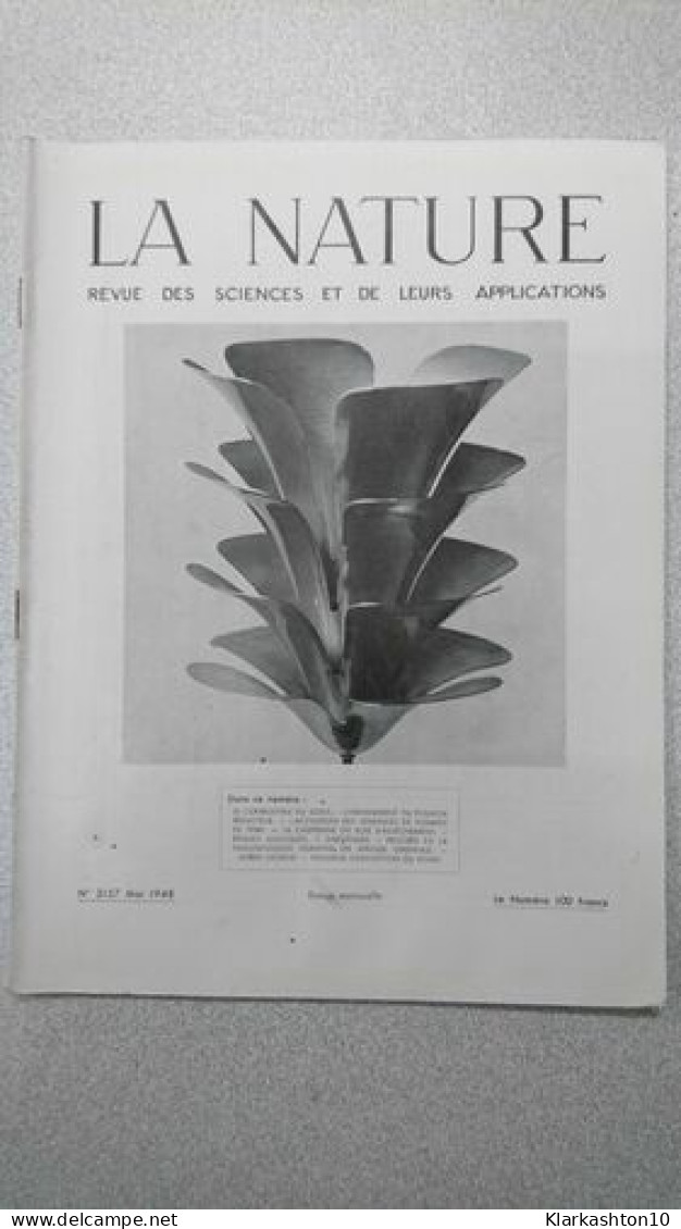 La Nature N.3157 - Mai 1948 - Unclassified