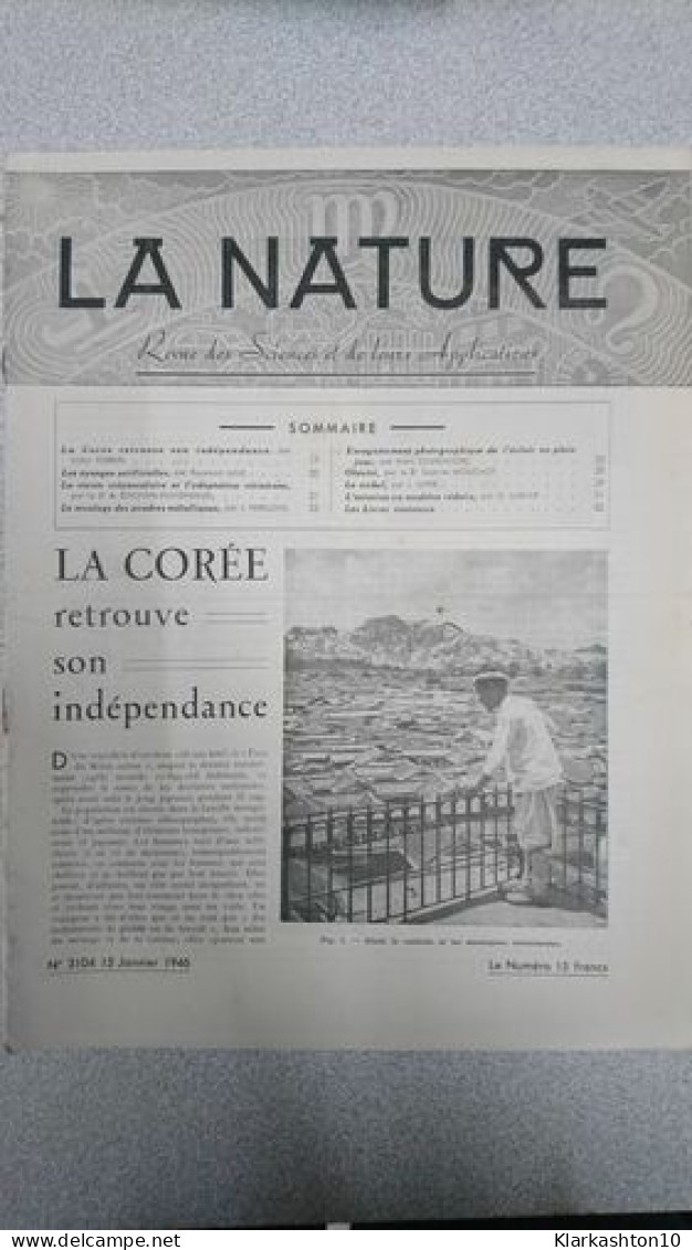 La Nature N.3104 -Janvier 1946 - Unclassified