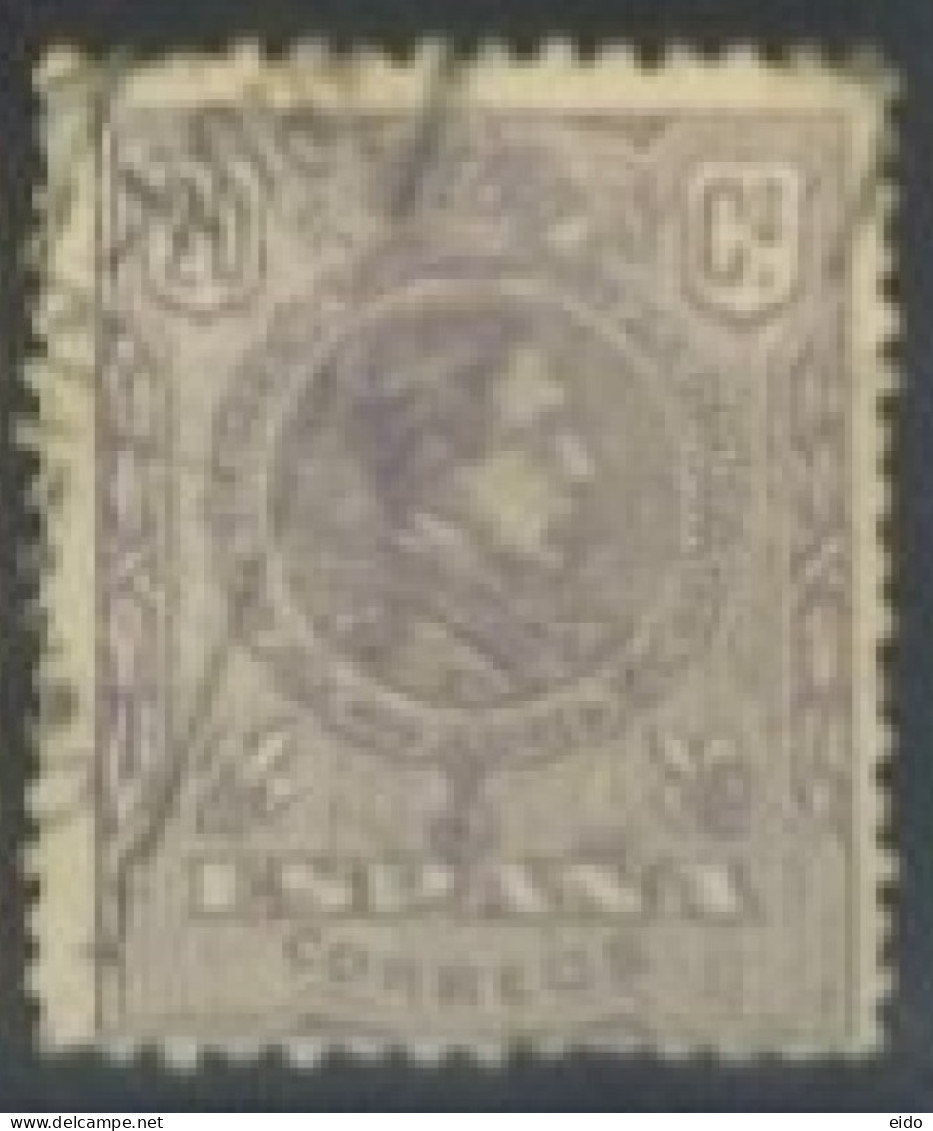 SPAIN, 1920, AL FONSO XIII STAMP, # 316, USED. - Usati