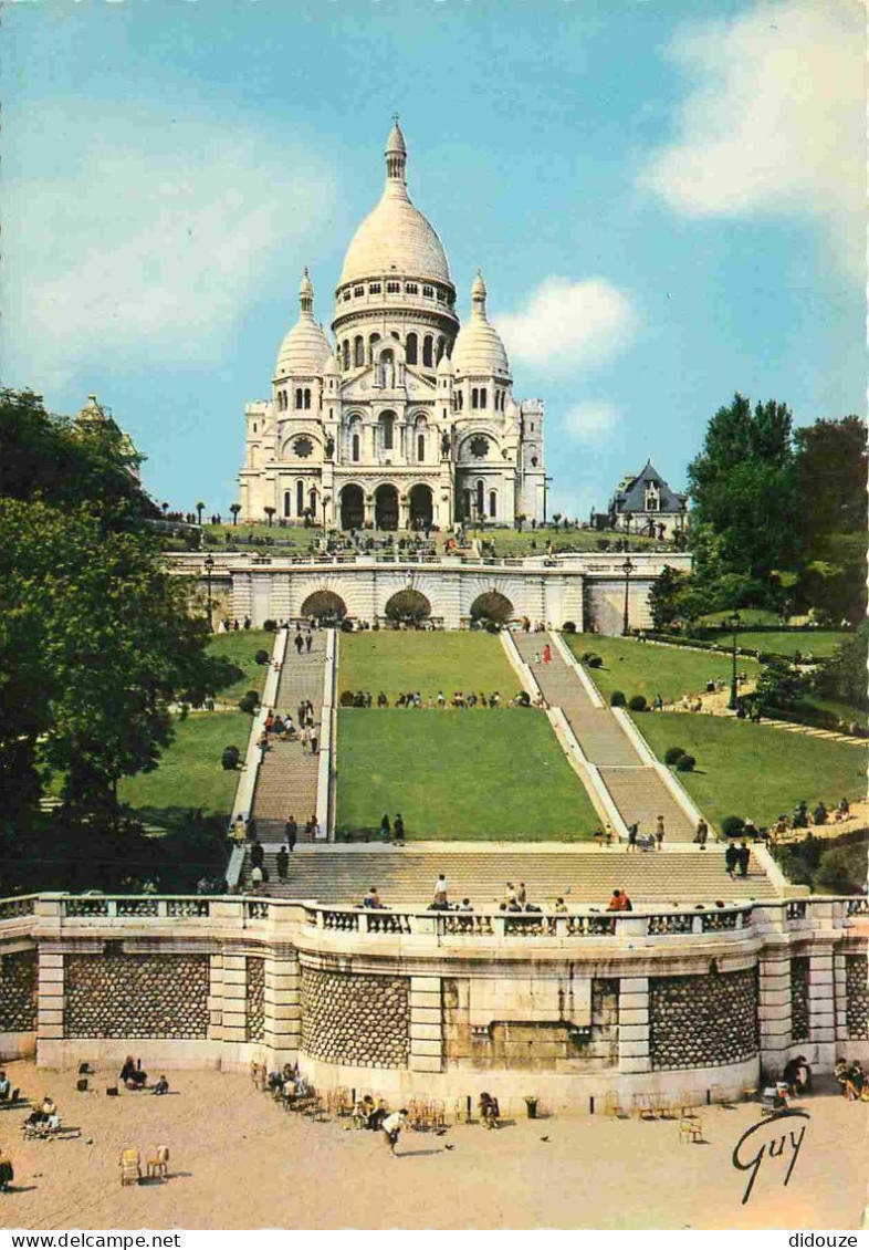 75 - Paris - Basilique Du Sacré-Coeur De Montmartre - Carte Dentelée - CPSM Grand Format - Voir Scans Recto-Verso - Sacré Coeur