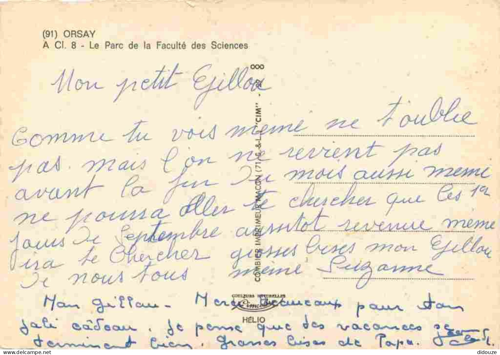 91 - Orsay - Le Parc De La Faculté Des Sciences - CPM - Voir Scans Recto-Verso - Orsay