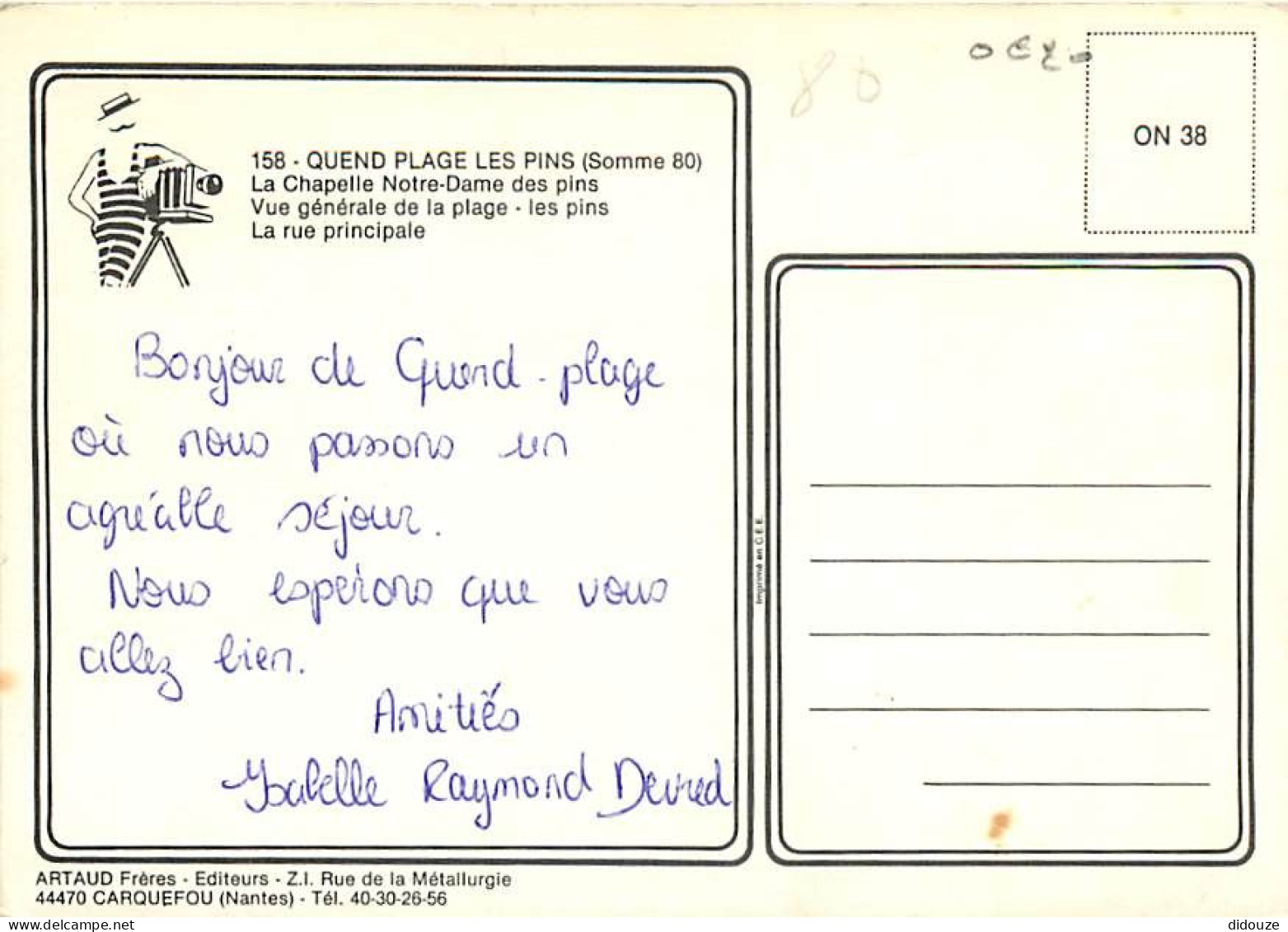 80 - Quend Plage Les Pins - Multivues - CPM - Voir Scans Recto-Verso - Quend