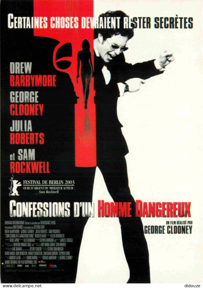 Cinema - Affiche De Film - Confessions D'un Homme Dangereux - George Clooney - CPM - Carte Neuve - Voir Scans Recto-Vers - Affiches Sur Carte