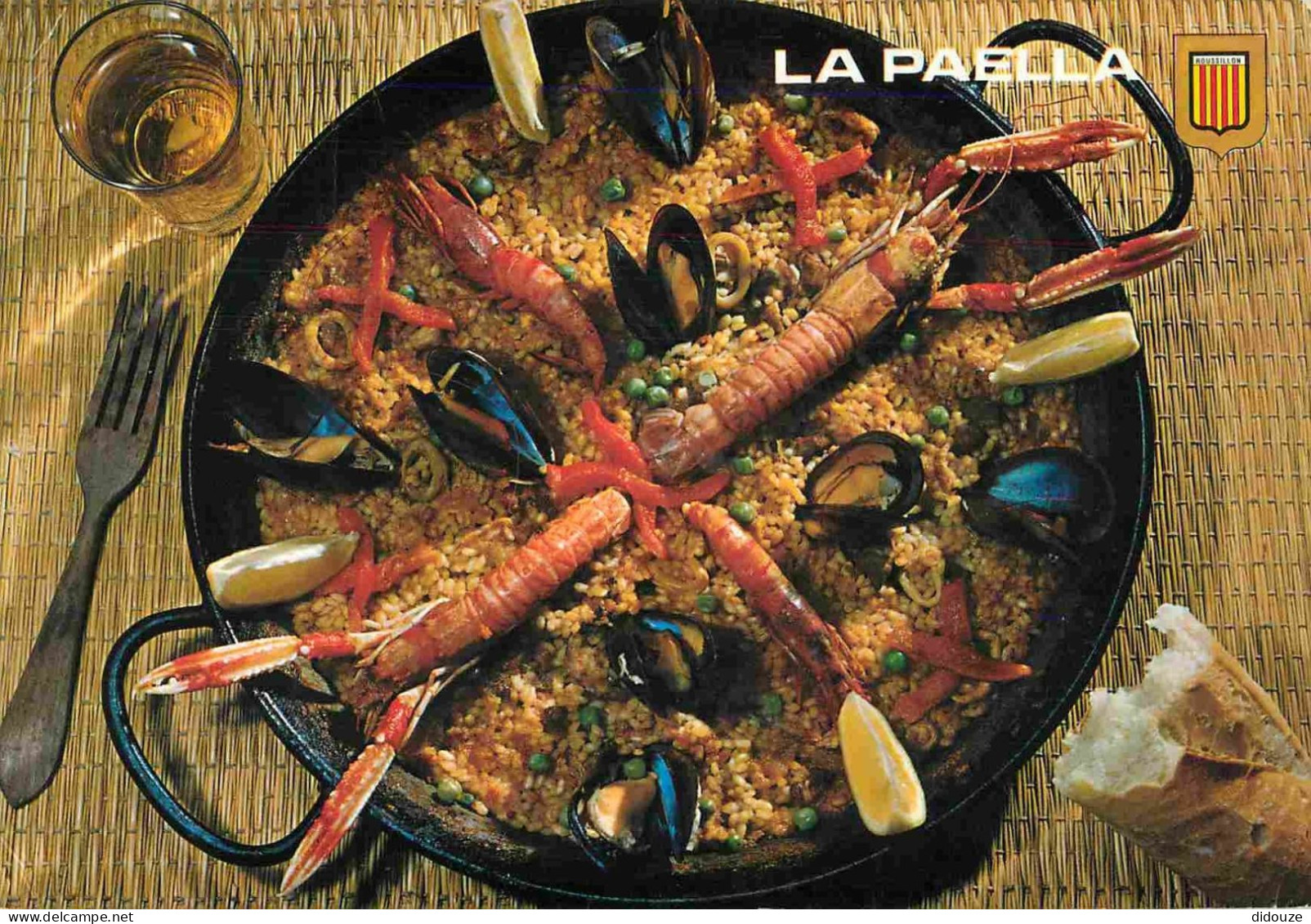 Recettes De Cuisine - Paella - Gastronomie - CPM - Voir Scans Recto-Verso - Recepten (kook)