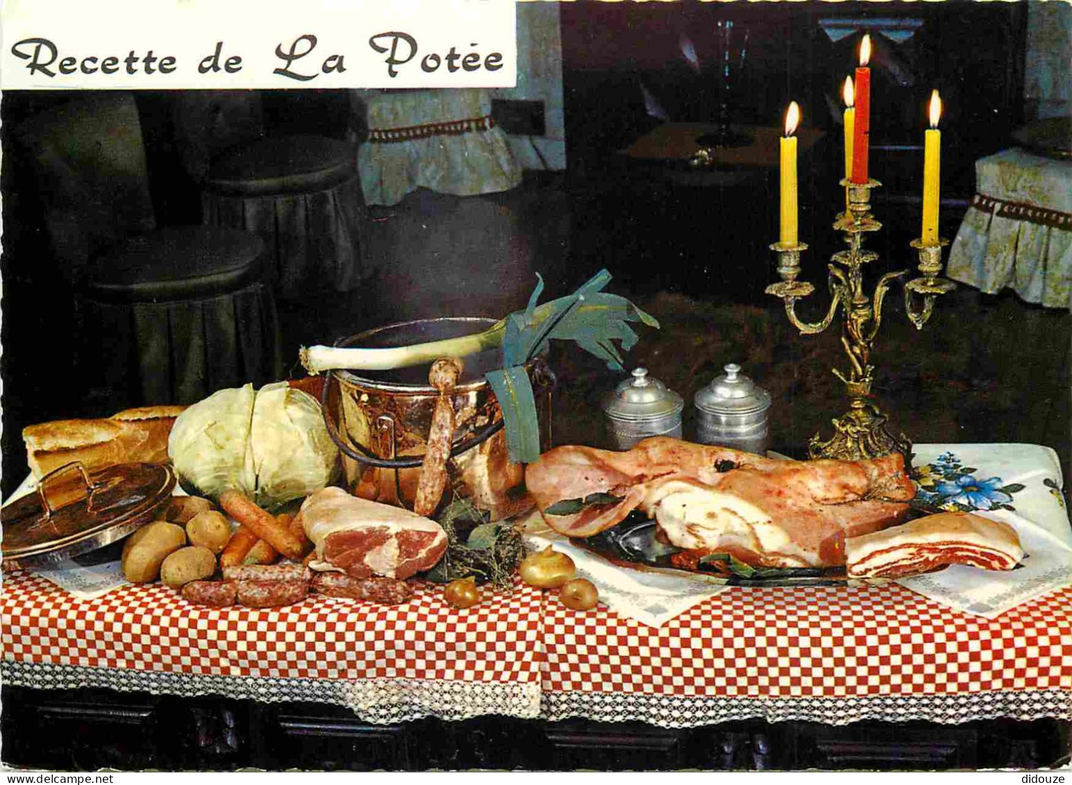 Recettes De Cuisine - Potée - Gastronomie - Carte Dentelée - CPSM Grand Format - Carte Neuve - Voir Scans Recto-Verso - Recipes (cooking)