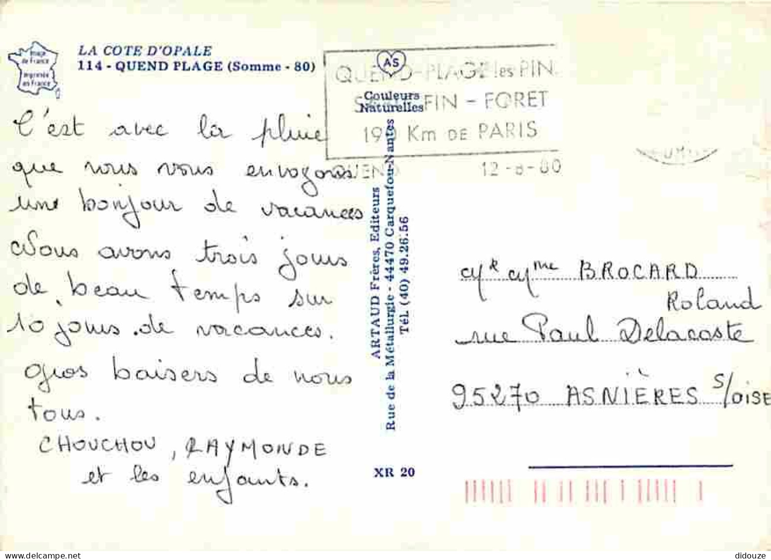 80 - Quend Plage Les Pins - Multivues - Villas - Plage - Blasons - Voile - CPM - Voir Scans Recto-Verso - Quend