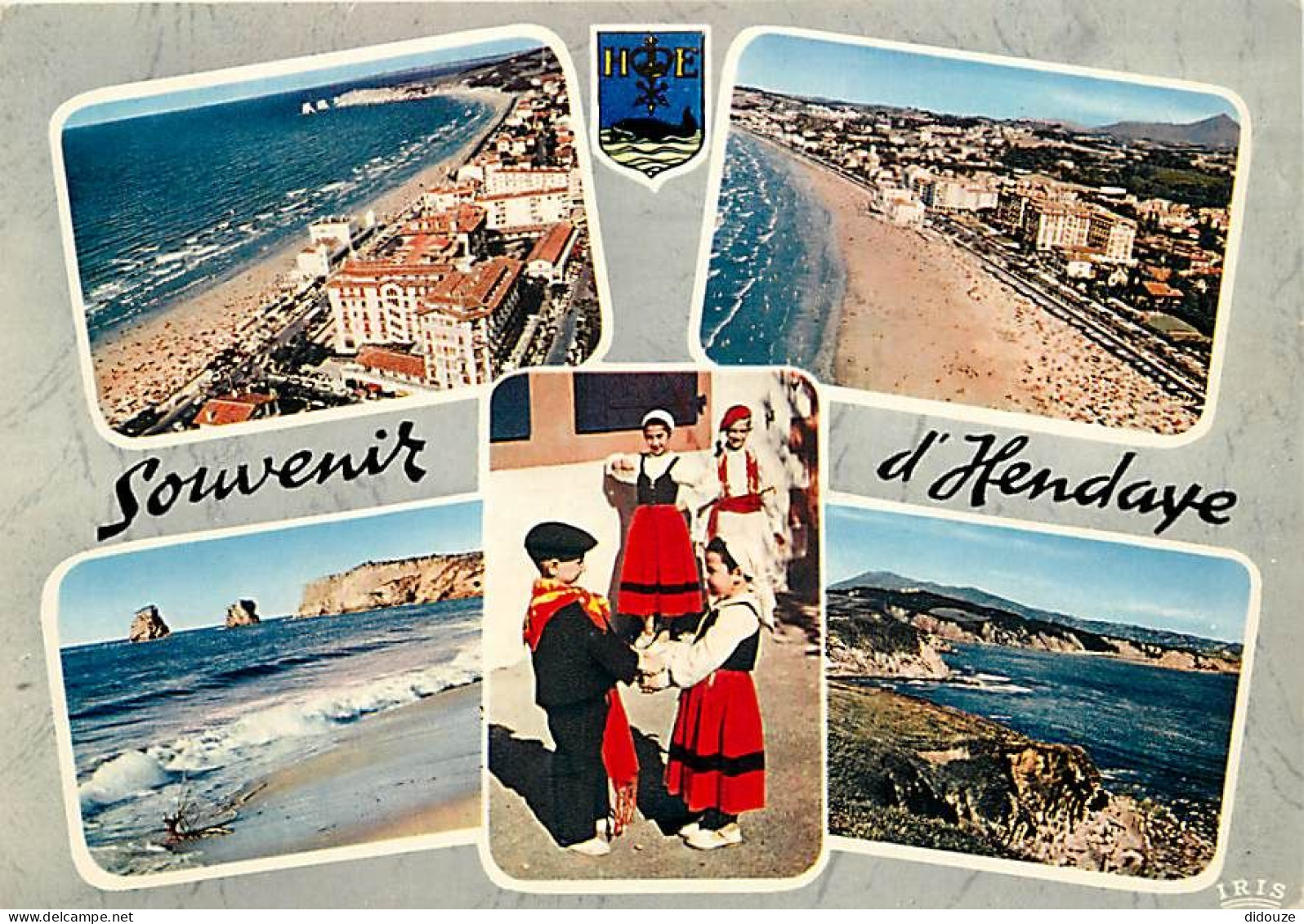 64 - Hendaye - Multivues - Folklore - Danse Basque - Blasons - CPM - Voir Scans Recto-Verso - Hendaye