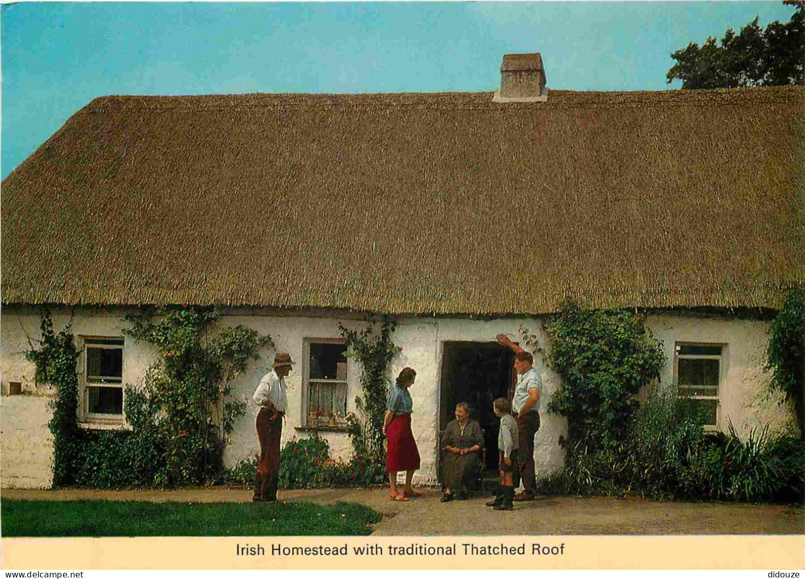 Irlande - Irish Homestead With Traditional Thatched Roof - Thatched Cottage - Cardall Card - CPM - Voir Scans Recto-Vers - Sonstige & Ohne Zuordnung