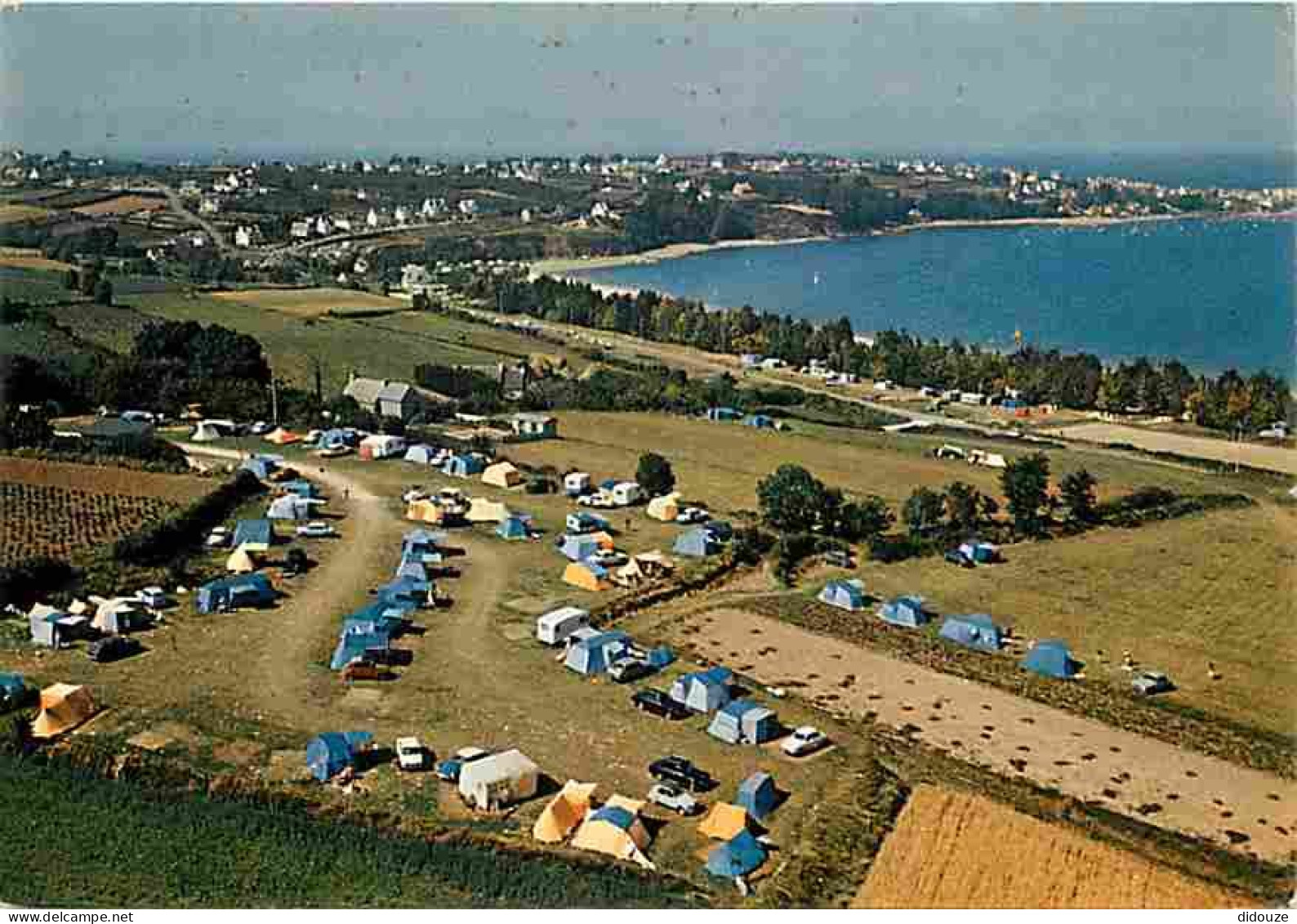 29 - Locquirec - Camping Du Rugunay - Vue Aérienne - Automobiles - Voir Scans Recto Verso  - Locquirec