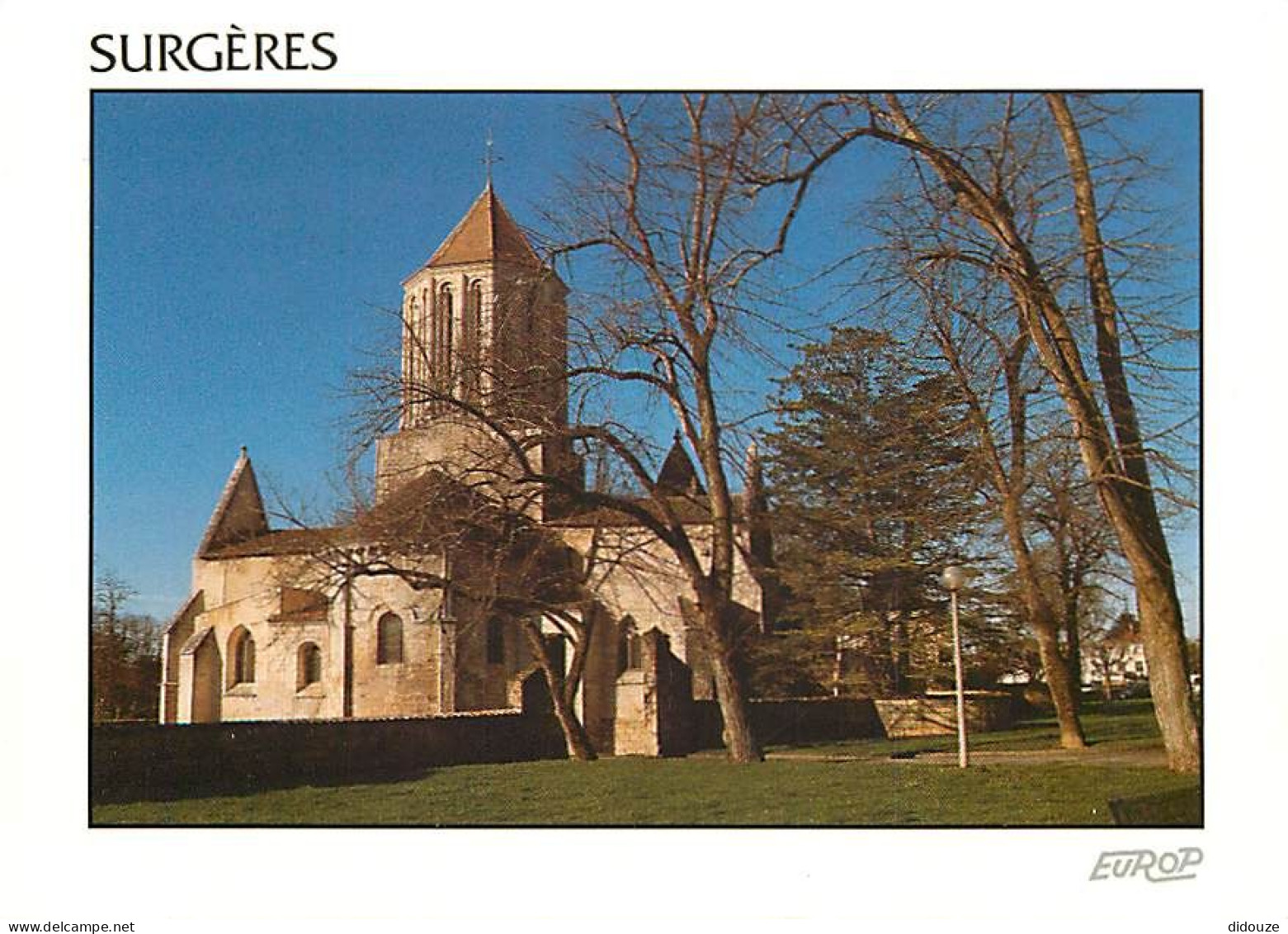 17 - Surgères - Chevet Et Clocher Roman De L'église Notre-Dame - Carte Neuve - CPM - Voir Scans Recto-Verso - Surgères