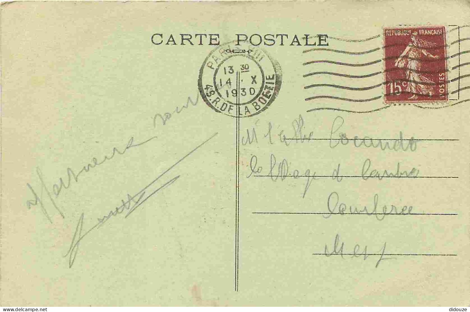 78 - Louveciennes - Château Du Pont - Château Du Pont - Animée - CPA - Oblitération Ronde De 1930 - Voir Scans Recto-Ver - Louveciennes