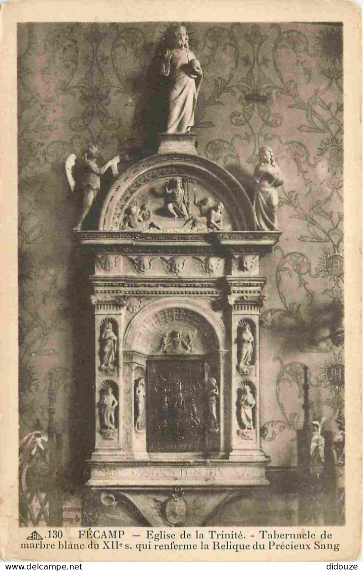 76 - Fécamp - Eglise De La Trinité - Tabernacle De Marbre Blanc Qui Renferme La Relique Du Précieux Sang - Art Religieux - Fécamp