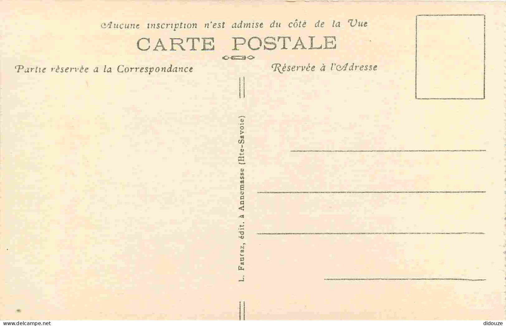 74 - Cluses - Ecole Nationale D'Horlogerie - Animée - CPA - Etat Carte Provenant D'un Carnet - Voir Scans Recto-Verso - Cluses