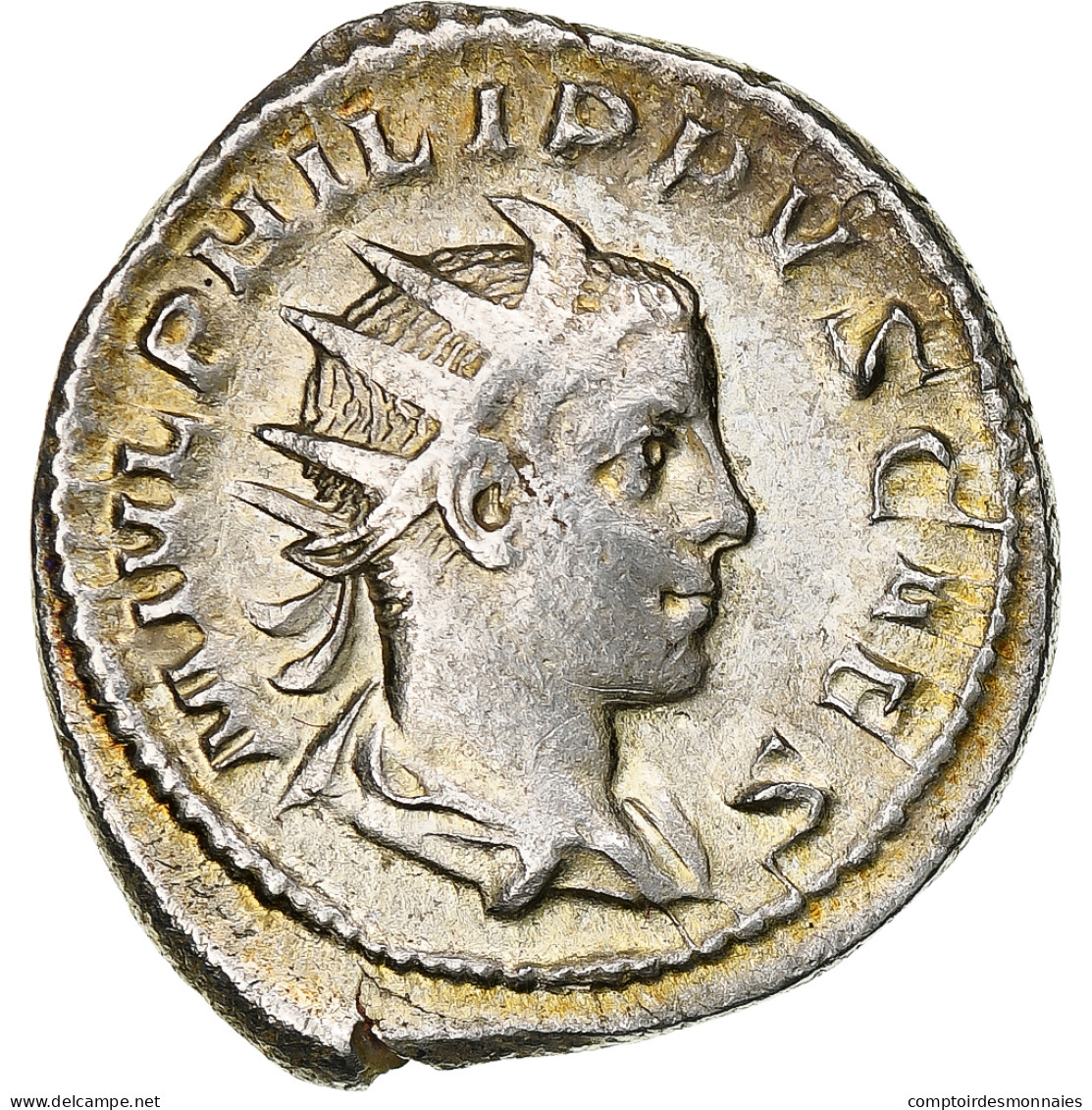 Philippe II, Antoninien, 244-246, Rome, Billon, TTB+, RIC:213 - La Crisis Militar (235 / 284)