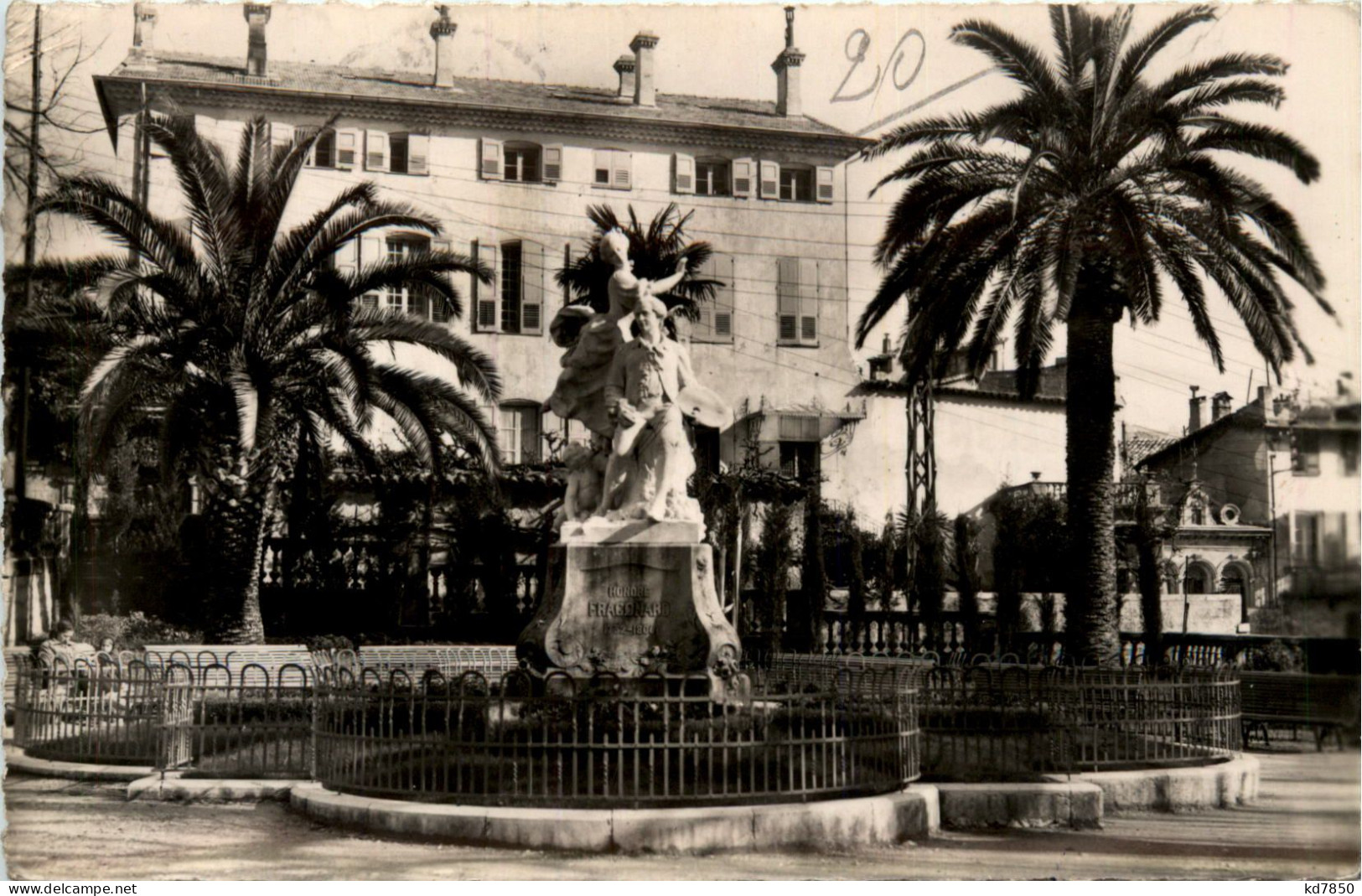 Grasse, La Statue De Fragonard - Grasse