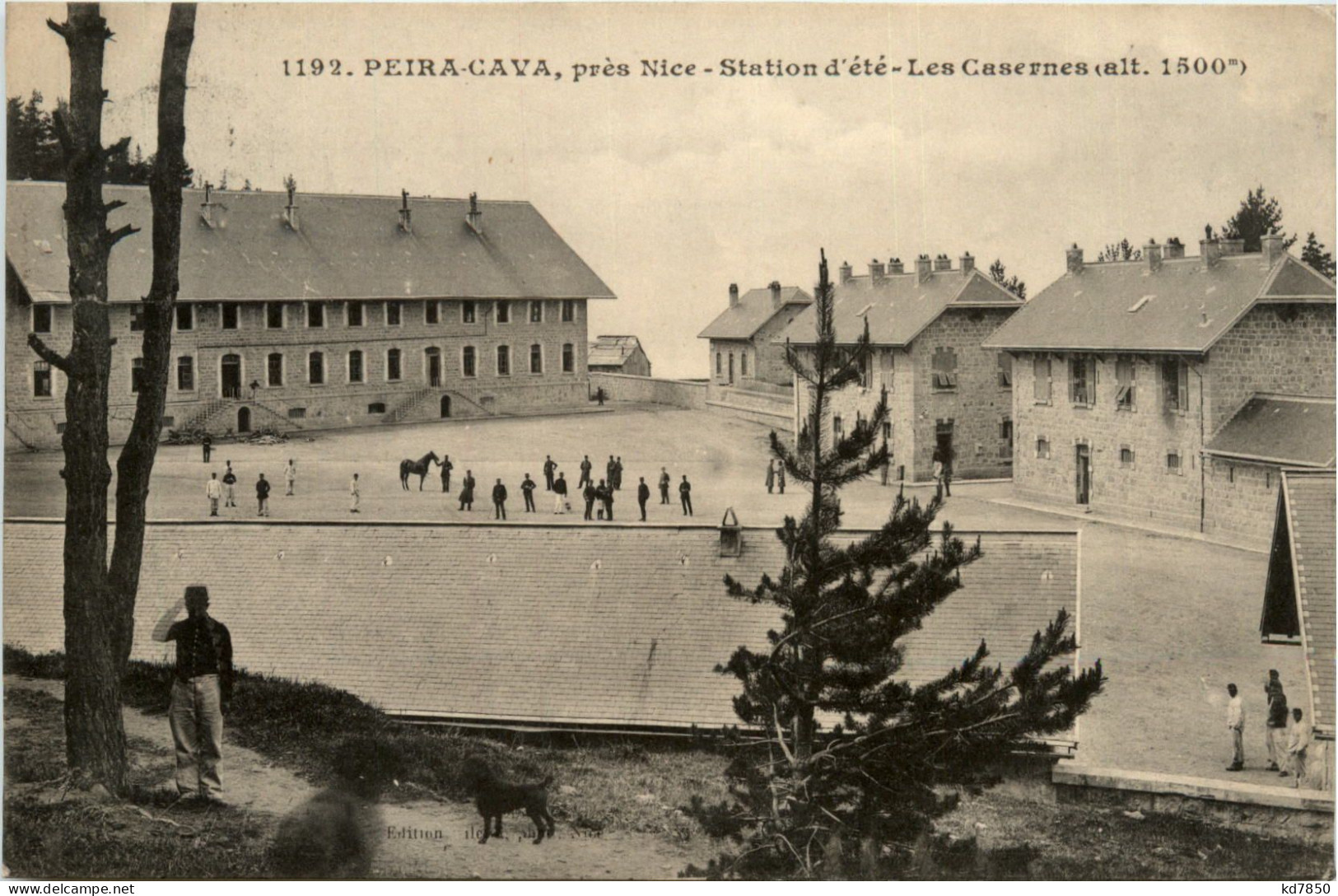 Peira-Cava, Pres Nice - Station Dète - Les Casernes - Lucéram