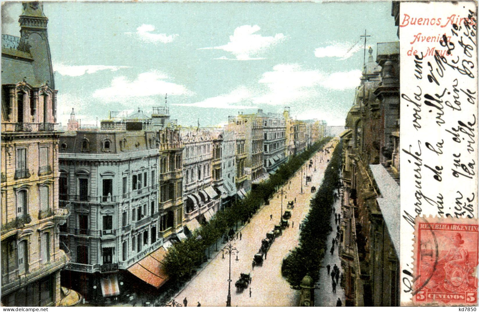 Buenos Aires - Avenida De Mayo - Argentine