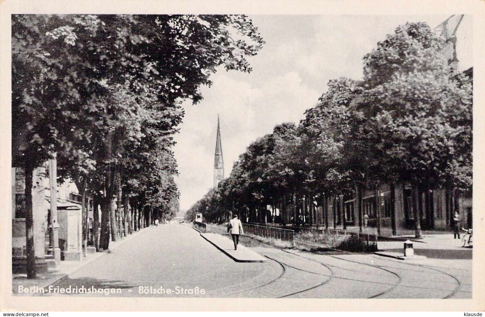 Berlin - Friedrichshagen - Bölsche Strasse Gel.1956 - Treptow