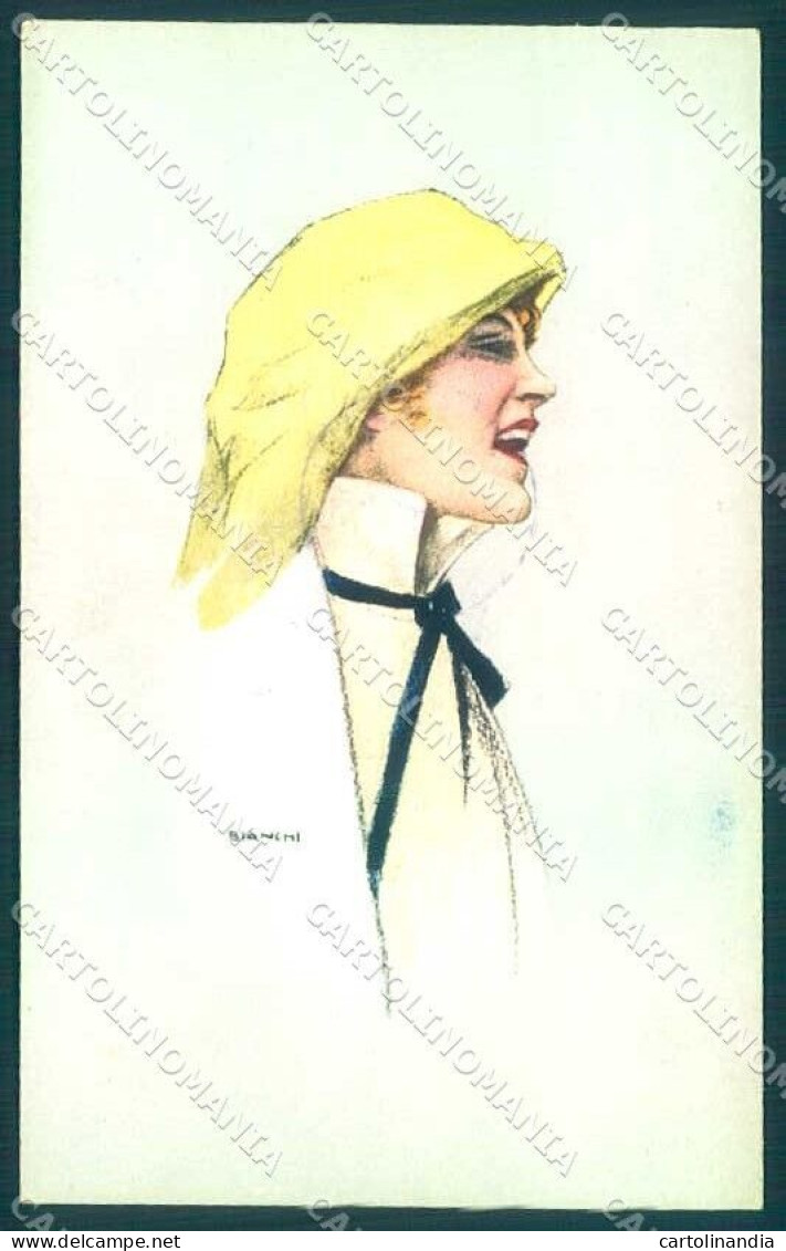 Artist Signed Bianchi Fashion Glamour Lady Serie XIII-3 Postcard VK9234 - Autres & Non Classés