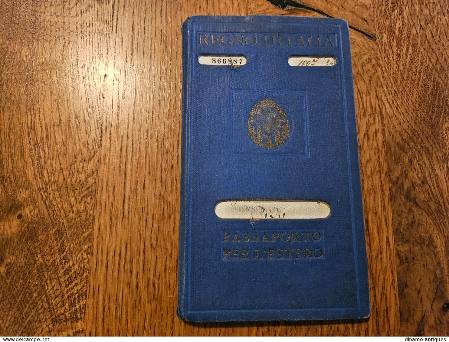 1939 Italy Passport Passeport Issued In Rome - Travel To France United Kingdom - Historische Documenten