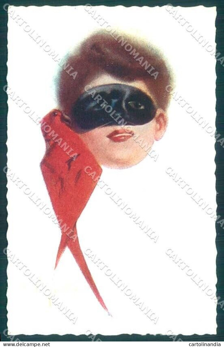 Artist Signed Pagnotta Fashion Glamour Lady Parrot Serie 1003 Postcard VK9284 - Other & Unclassified