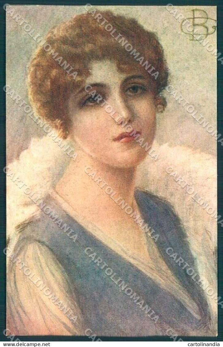 Artist Signed Guj Bice Fashion Glamour Lady Serie 264-1 Postcard VK9285 - Autres & Non Classés