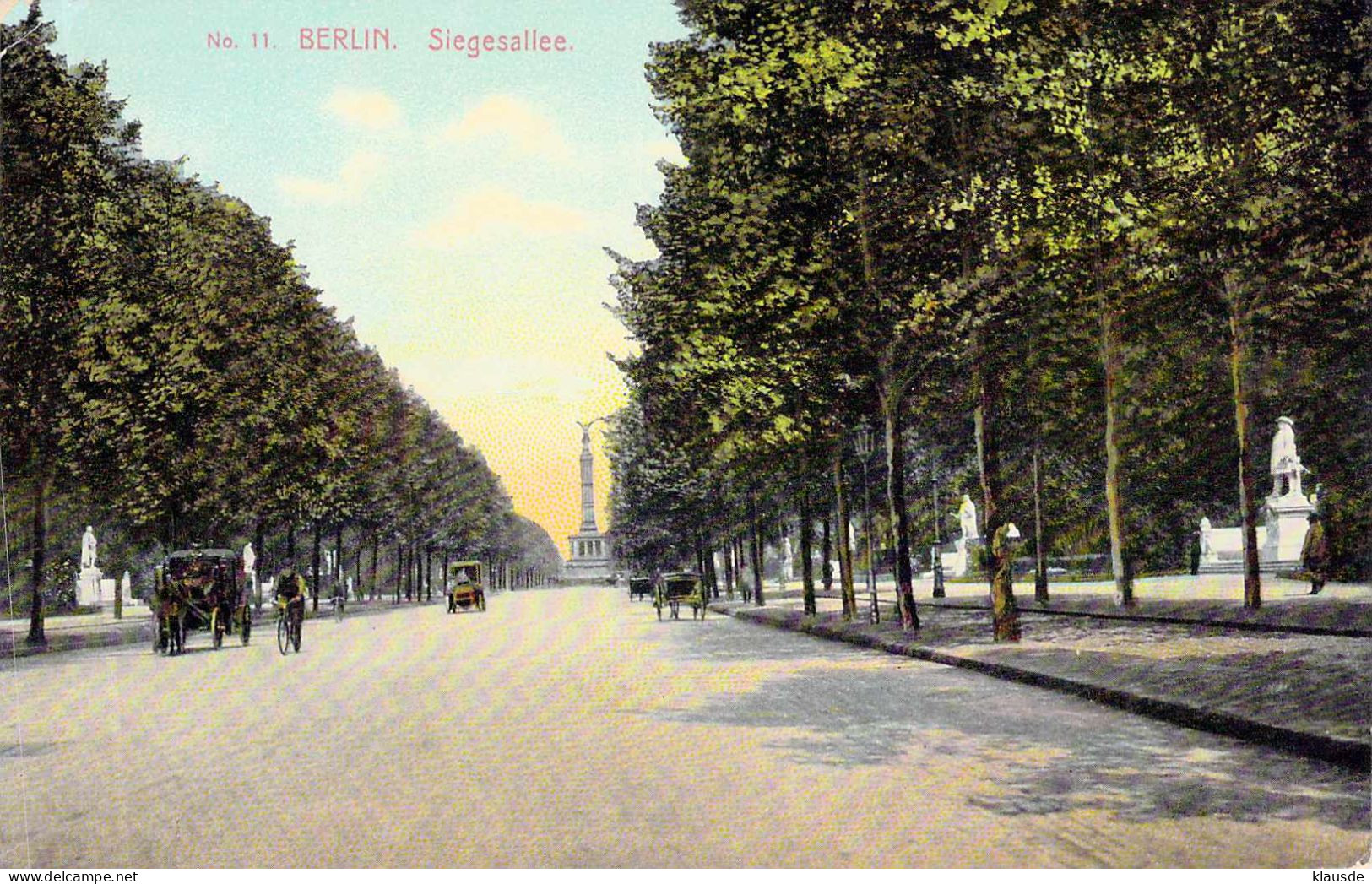 Berlin - Siegesallee Gel.1908 - Mitte