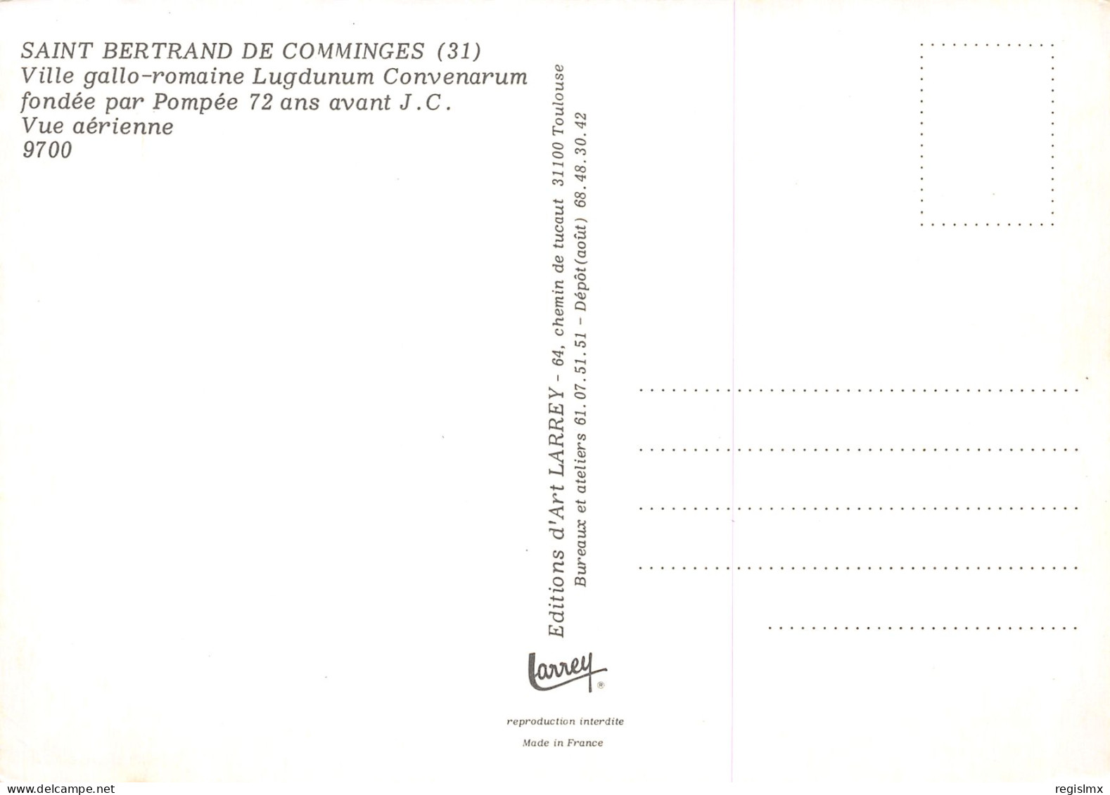 31-SAINT BERTRAND DE COMMINGES-N°3424-B/0393 - Saint Bertrand De Comminges