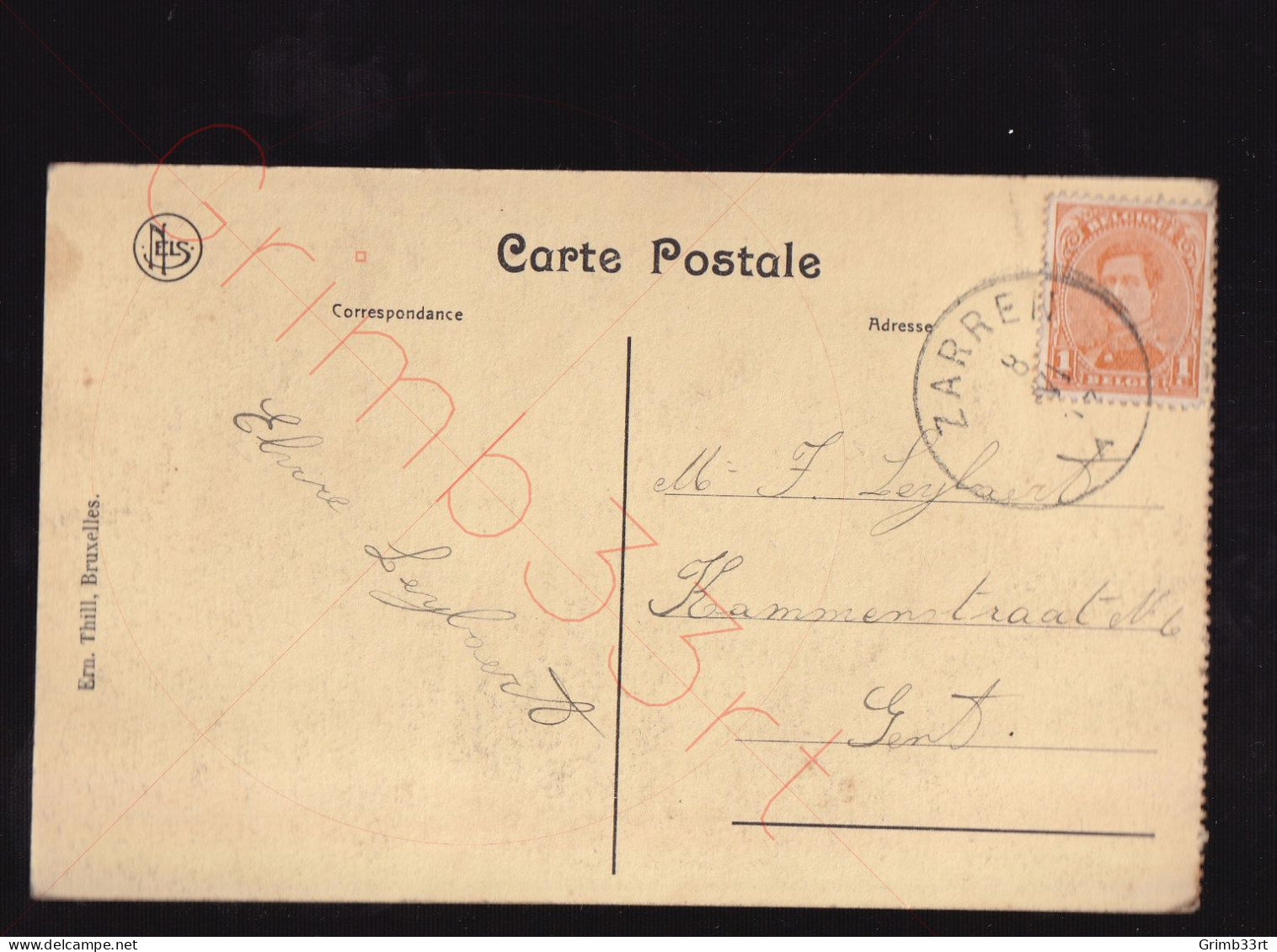 Ruines De Dixmude 1914-18 - Quartier De La Gare - Postkaart - Diksmuide