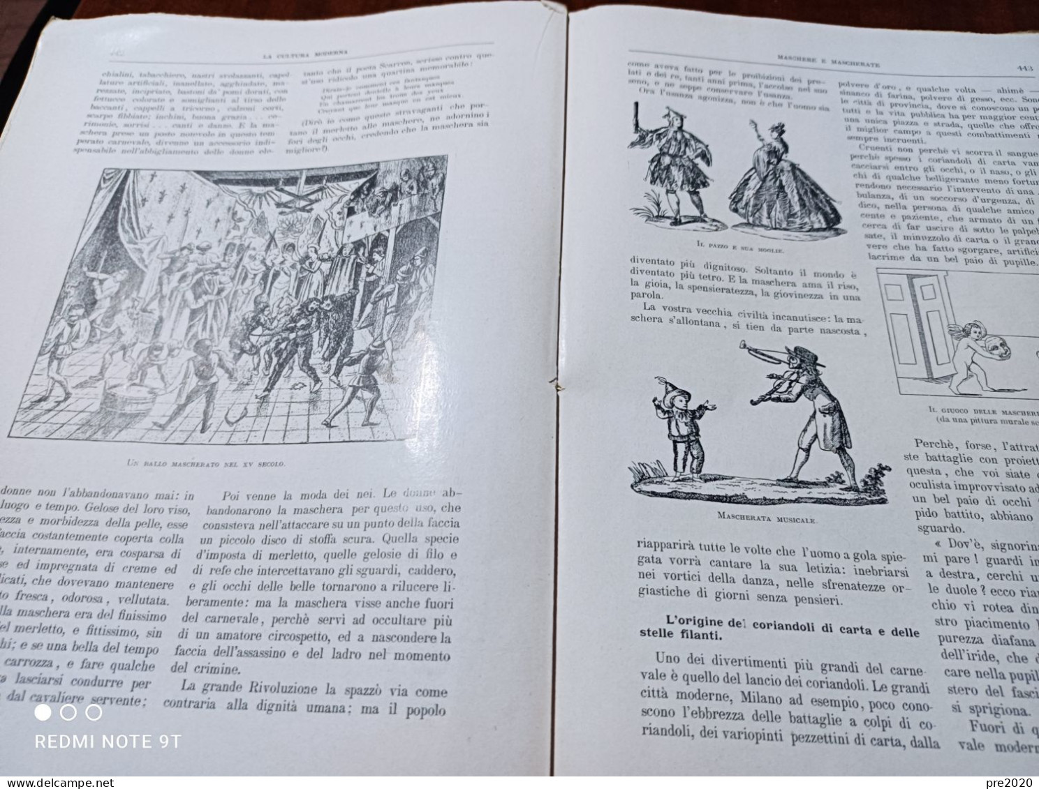 LA CULTURA MODERNA 1914 MASCHERE E MASCHERATE GEMME E GIOIELLI SACRO MONTE DI VARALLO MELFI - Otros & Sin Clasificación